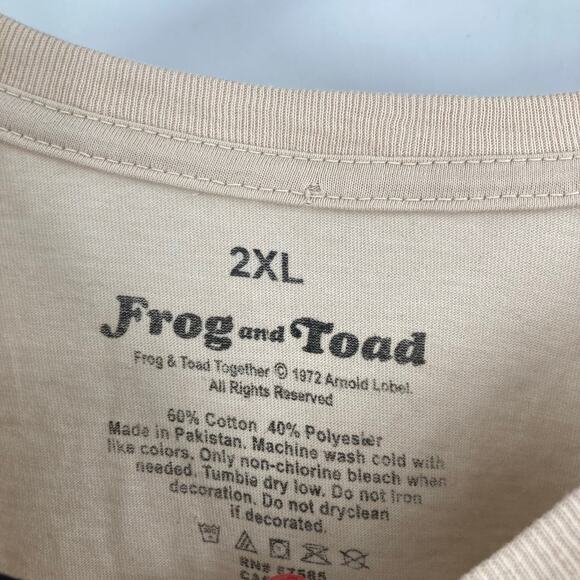 Frog and Toad We Must Stop Eating Cried Toad As He Ate Another Shirt 2XL - Picture 4 of 6